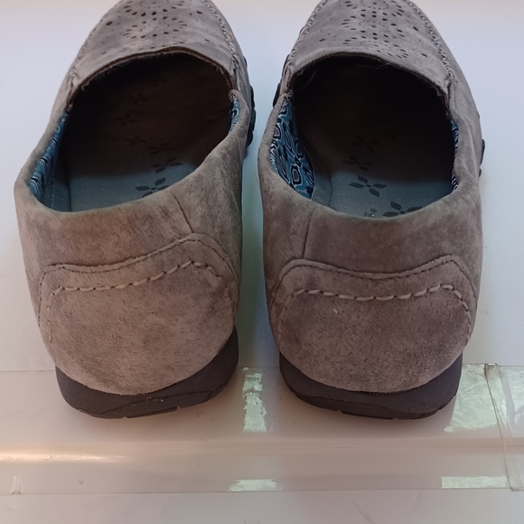 SKETCHERS Shoes woman's GRAY slip-on decorative relaxed fit memory foam - Picture 4 of 7